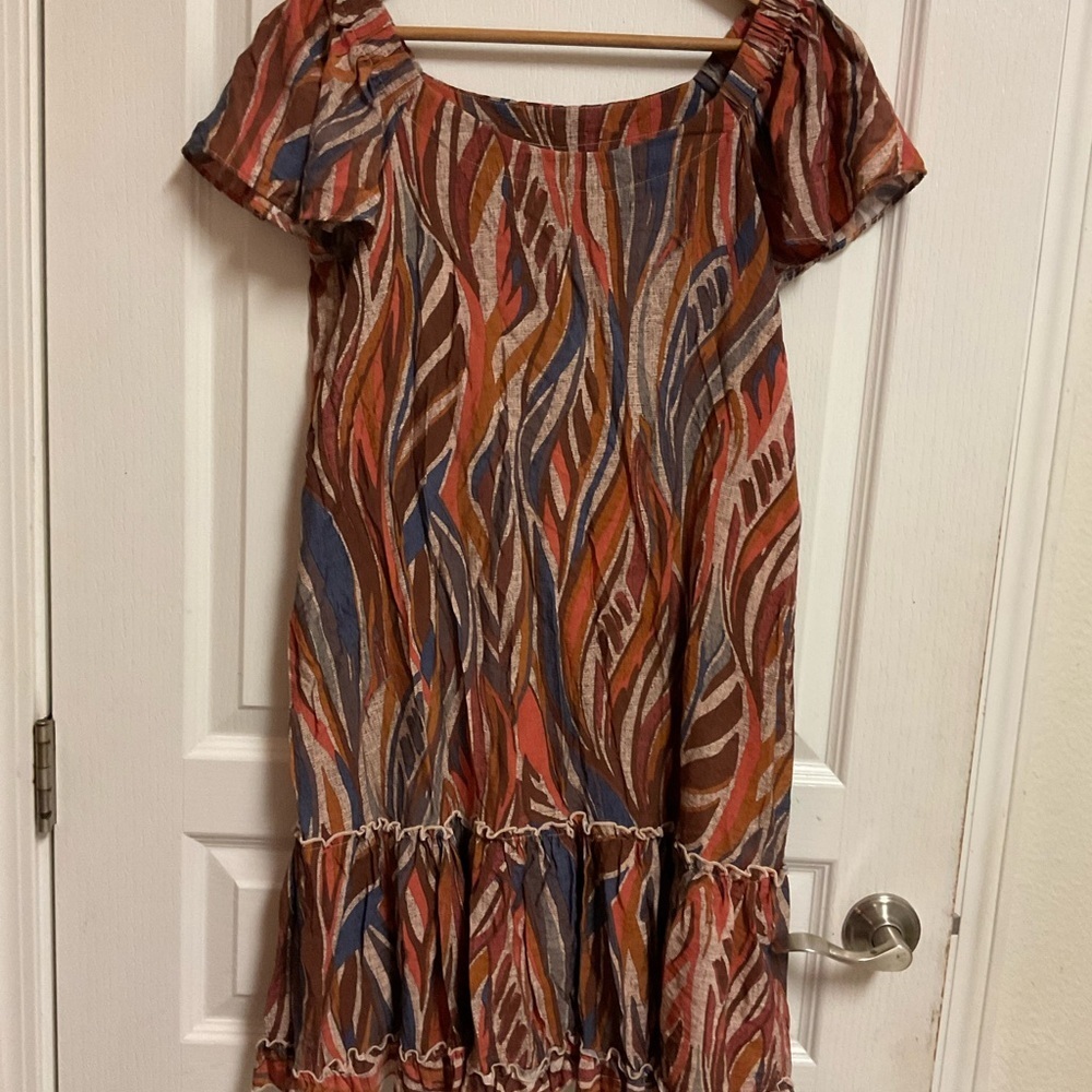 Robbie Bee Style RB68956R – Rust Multi Ruffle Hem Dress
Talla M (Medium) - Picture 3 of 13